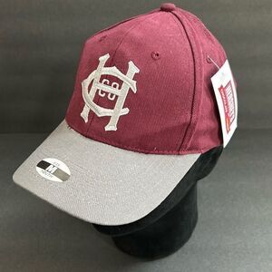 Hersheys Chocolate World Youth Cap Hat Adjustable Sz Medium Maroon Gray Logo